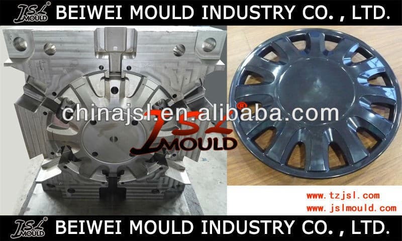 OEM custom injection auto hubcap mould manufacturer